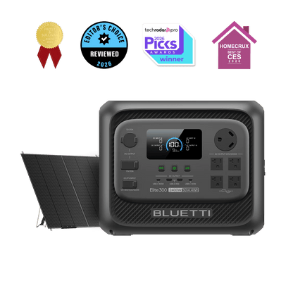 BLUETTI Elite 300 Portable Power Station | 3,014Wh, 2,400W-EcoPowerit