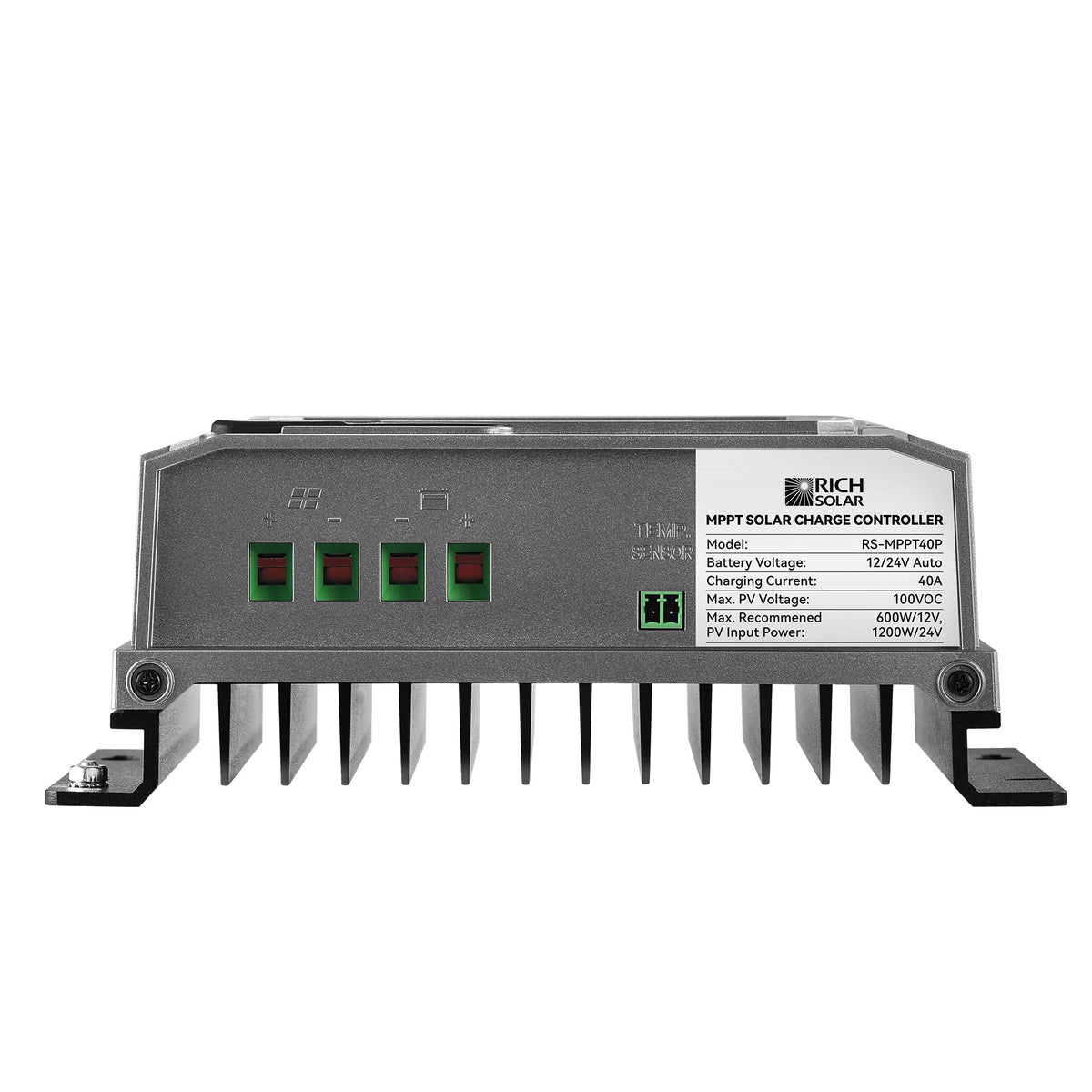 Rich Solar BRAVO |MPPT Solar Charge Controller | Premier 12V/24V MPPT Solar Controller for RVs, Trailers, Campers, Vans, Boats, Off-Grid