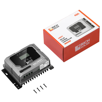 Rich Solar BRAVO |MPPT Solar Charge Controller | Premier 12V/24V MPPT Solar Controller for RVs, Trailers, Campers, Vans, Boats, Off-Grid