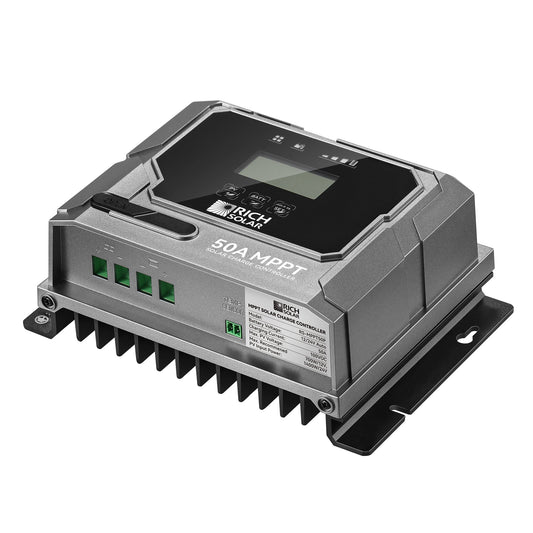 Rich Solar BRAVO |MPPT Solar Charge Controller | Premier 12V/24V MPPT Solar Controller for RVs, Trailers, Campers, Vans, Boats, Off-Grid