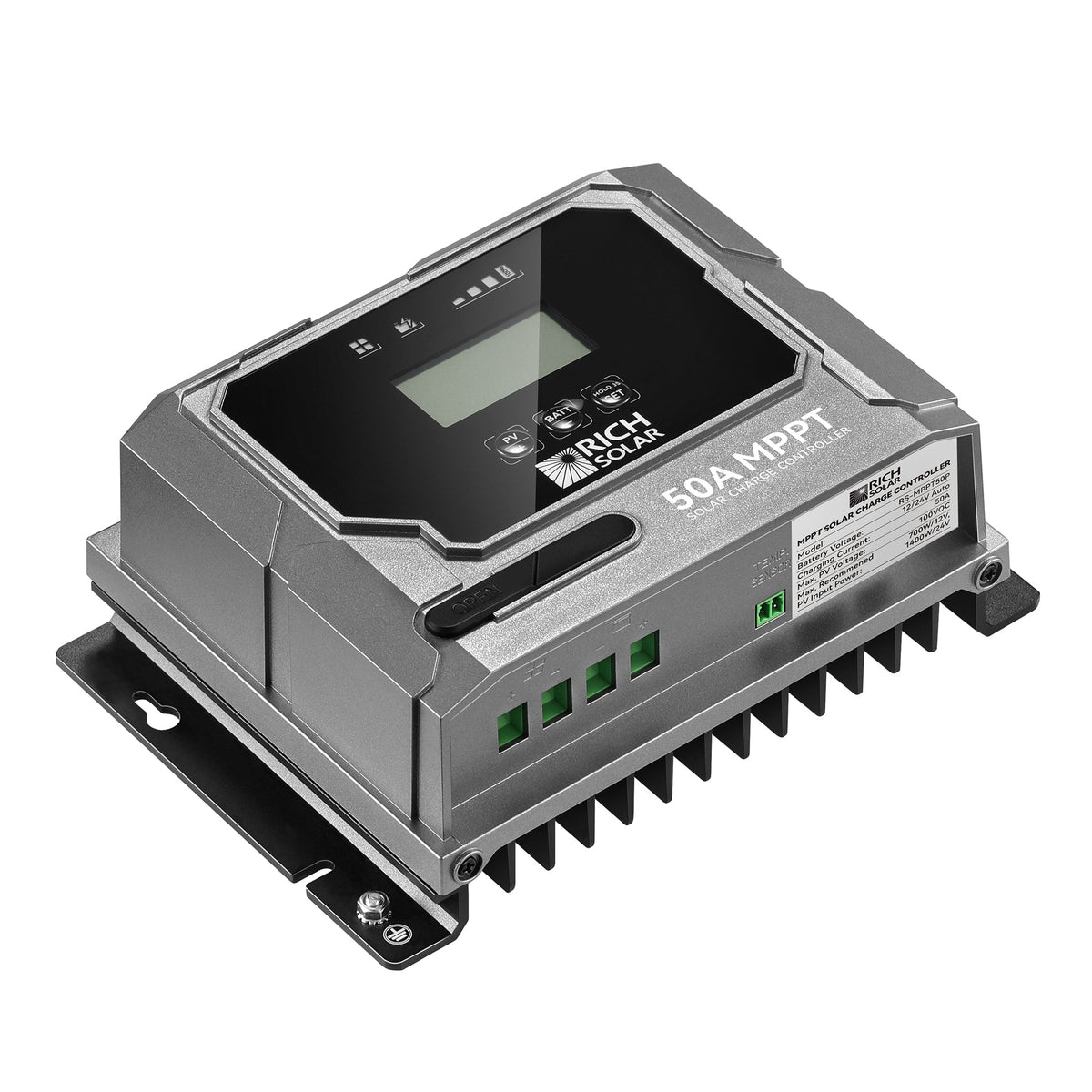 Rich Solar BRAVO |MPPT Solar Charge Controller | Premier 12V/24V MPPT Solar Controller for RVs, Trailers, Campers, Vans, Boats, Off-Grid