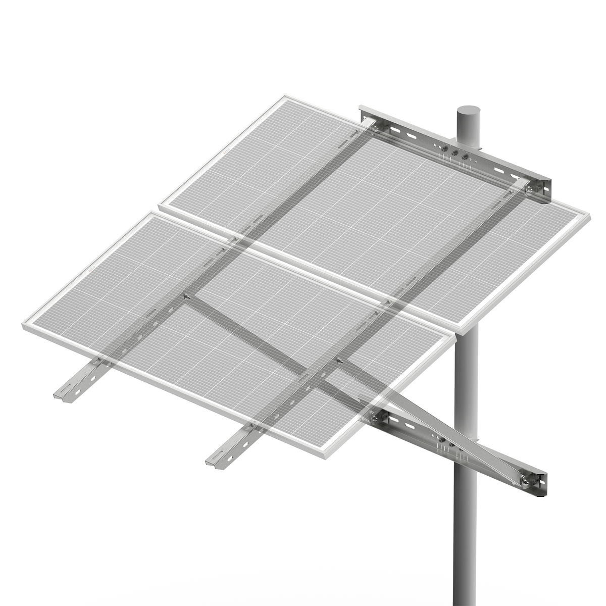 Rich Solar Adjustable Solar Pole Mount Bracket Kit