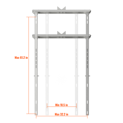 Rich Solar Adjustable Solar Pole Mount Bracket Kit