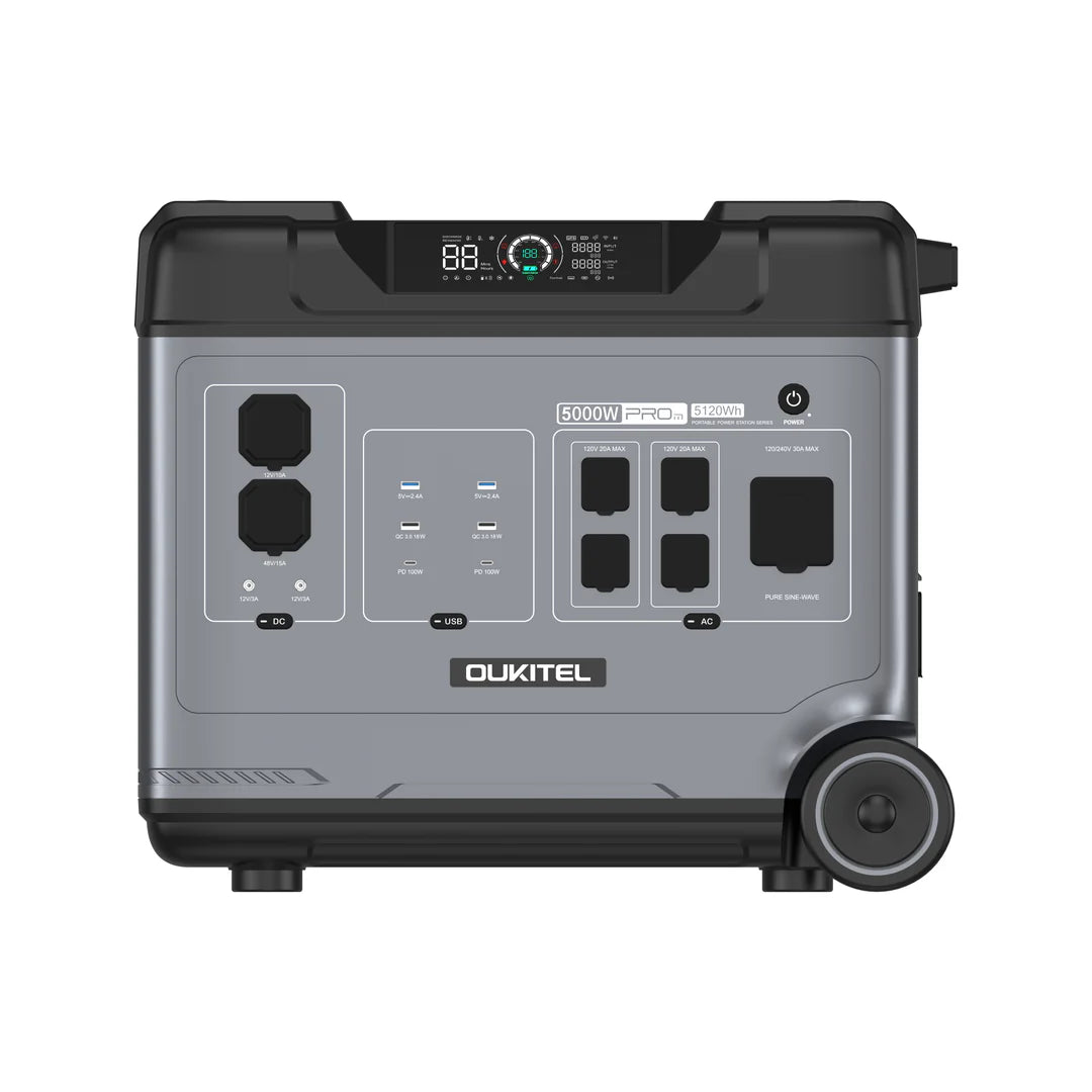OUKITEL BP5000 PRO MAX+400W Solar Generator Kits