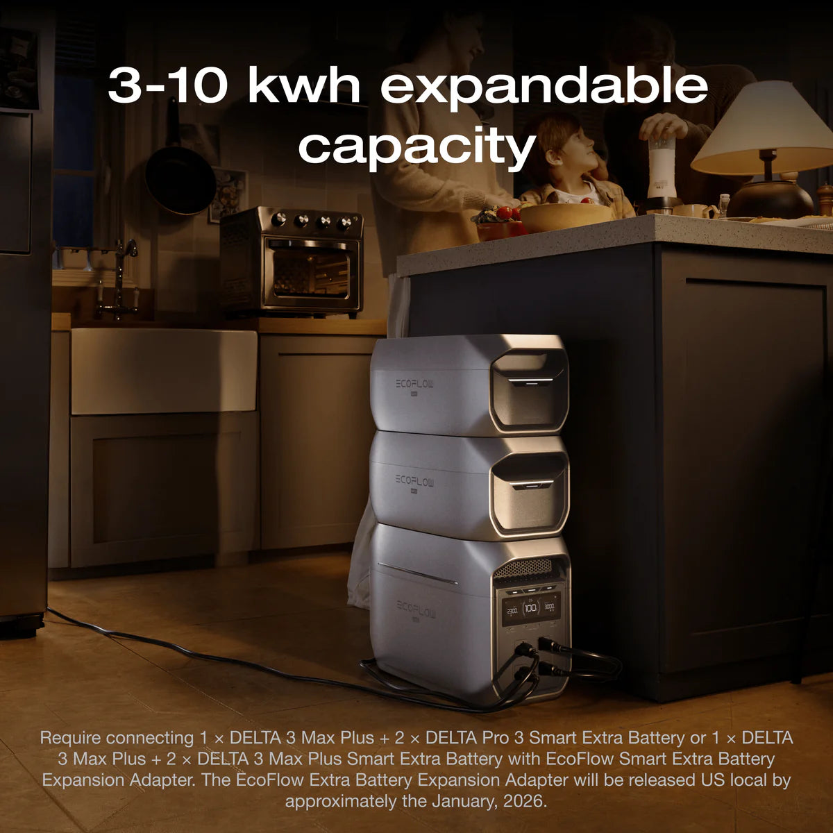 EcoFlow DELTA 3 Max Plus + DELTA 3 Max Plus Smart Extra EcoFlow DELTA 3 Max Plus + DELTA 3 Max Plus Smart Extra
