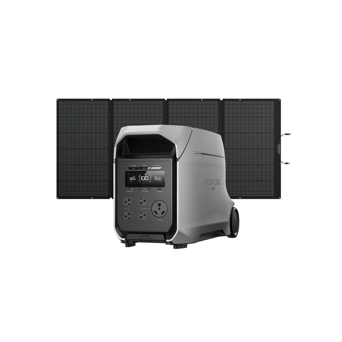 EcoFlow DELTA 3 Ultra Plus + 400W solar panel Solar Generator