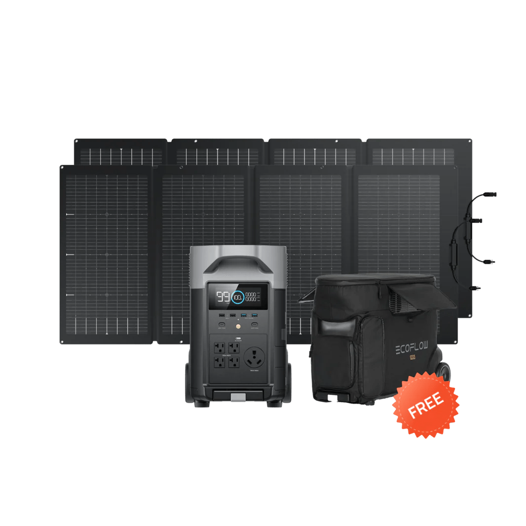 EcoFlow|DELTA Pro + 220W Solar Panel Bundle - EcoPowerit