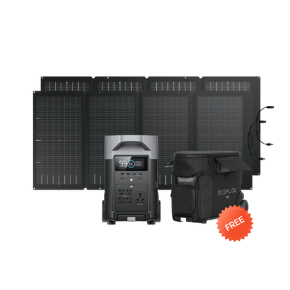 EcoFlow|DELTA Pro + 220W Solar Panel Bundle - EcoPowerit