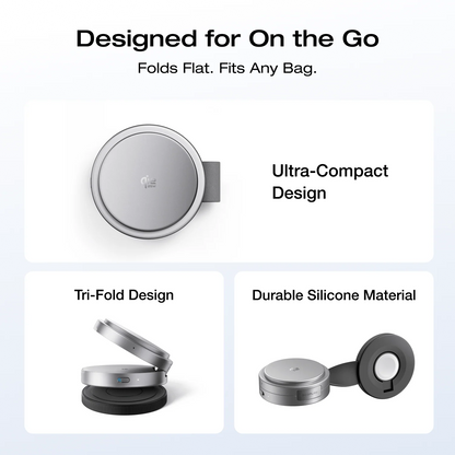 EcoFlow RAPID Mag Qi2.2 Wireless Charging Station (3-in-1 Foldable)