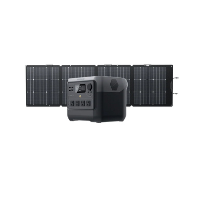 EcoFlow RIVER 2 Pro+1*160W Portable Solar Panel Solar Generator