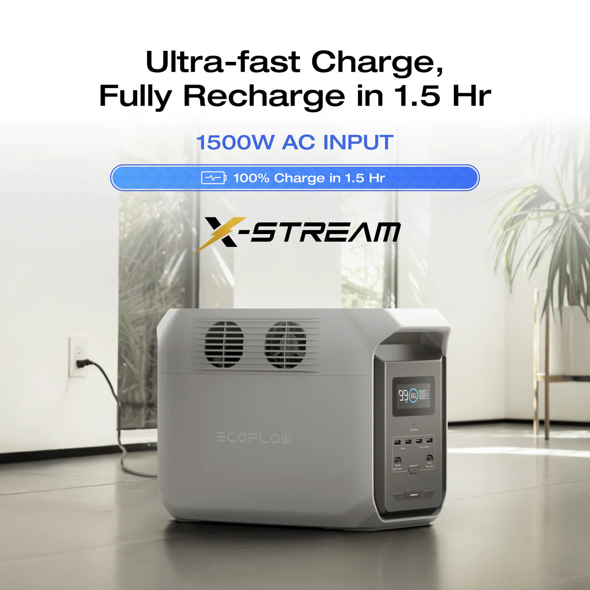 EcoFlow DELTA 3 1500 Portable Power Station