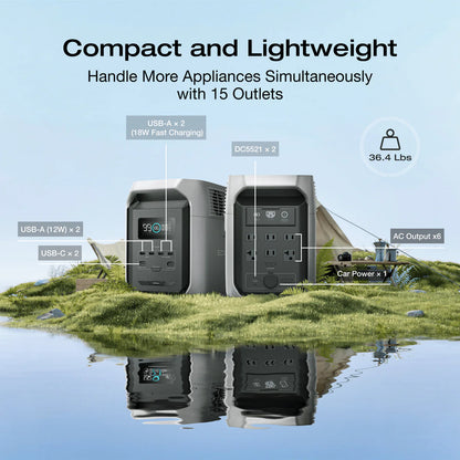 EcoFlow DELTA 3 1500 Portable Power Station