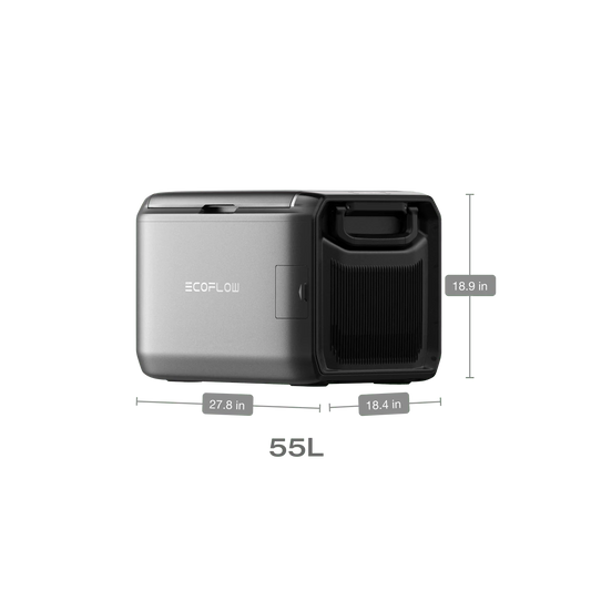 EcoFlow|EcoFlow GLACIER Classic 55L Portable Refrigerator Bundles