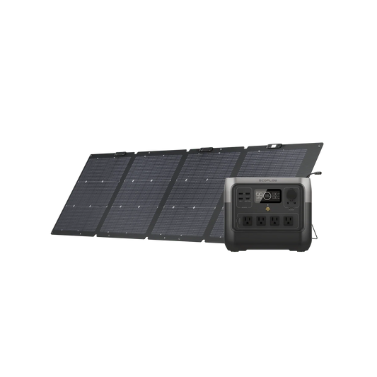 EcoFlow RIVER 2 Pro + 1*220W Portable Solar Panel  Solar Generator