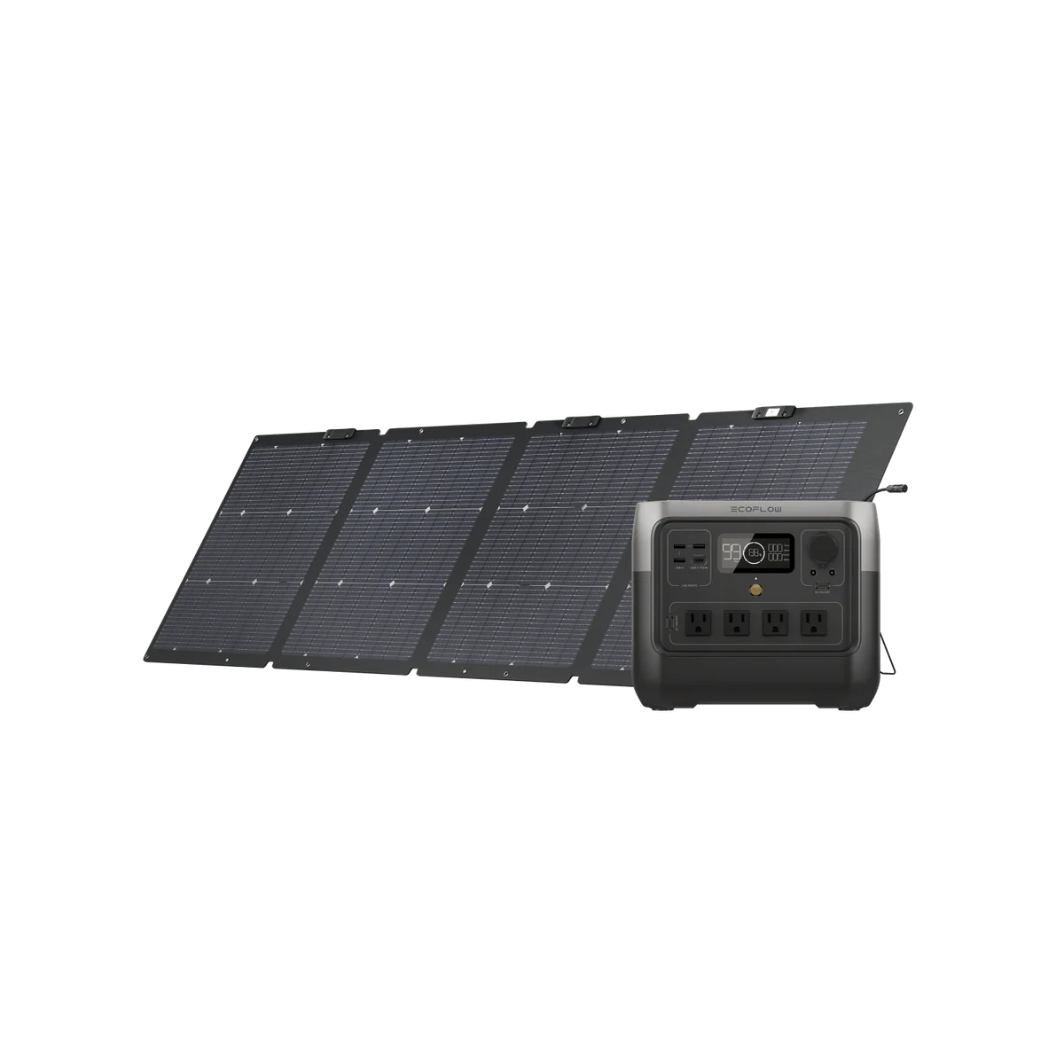 EcoFlow RIVER 2 Pro + 1*110W Portable Solar Panel Solar Generator