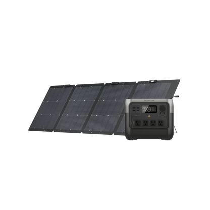 EcoFlow RIVER 2 Pro + 1*110W Portable Solar Panel Solar Generator