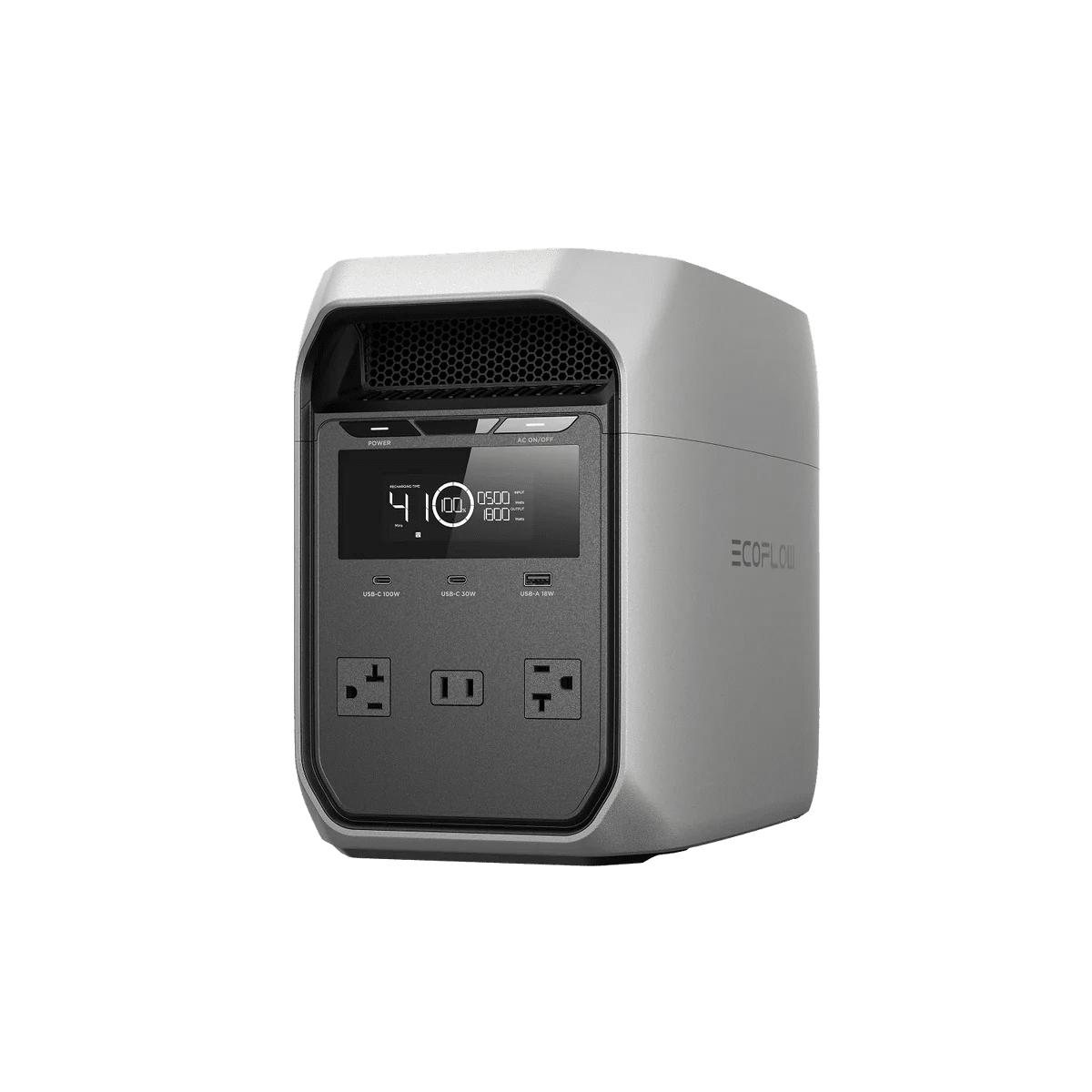 EcoFlow DELTA 3 CLASSIC Portable Power Station-Light Gray-EcoPowerit