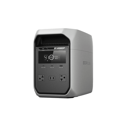 EcoFlow DELTA 3 CLASSIC Portable Power Station-Light Gray-EcoPowerit