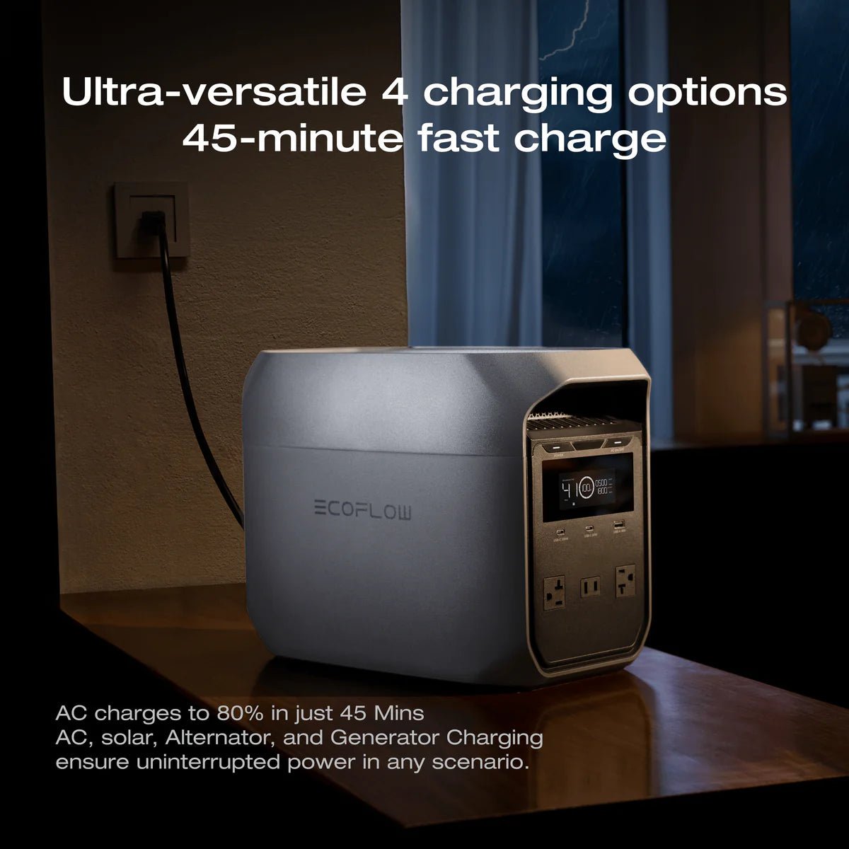 EcoFlow DELTA 3 CLASSIC Solar Generator (220W)-EcoPowerit