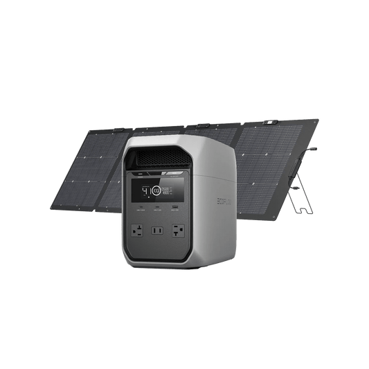 EcoFlow DELTA 3 CLASSIC Solar Generator (220W)-EcoPowerit
