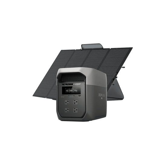 EcoFlow DELTA 3 Max + 400W solar panel Solar Generator-EcoPowerit