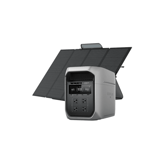 EcoFlow DELTA 3 Max Plus +400W solar panel Solar Generator-EcoPowerit