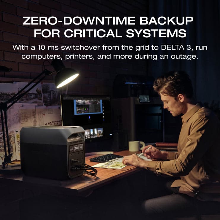 EcoFlow DELTA 3 Portable Power Station-EcoPowerit