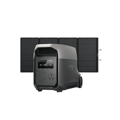 EcoFlow DELTA 3 Ultra +400W solar panel Solar Generator-EcoPowerit
