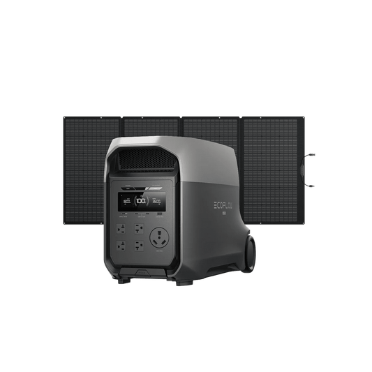 EcoFlow DELTA 3 Ultra +400W solar panel Solar Generator-EcoPowerit