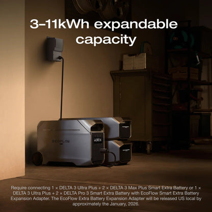 EcoFlow DELTA 3 Ultra Plus + DELTA 3 Max Plus Smart Extra Battery-EcoPowerit