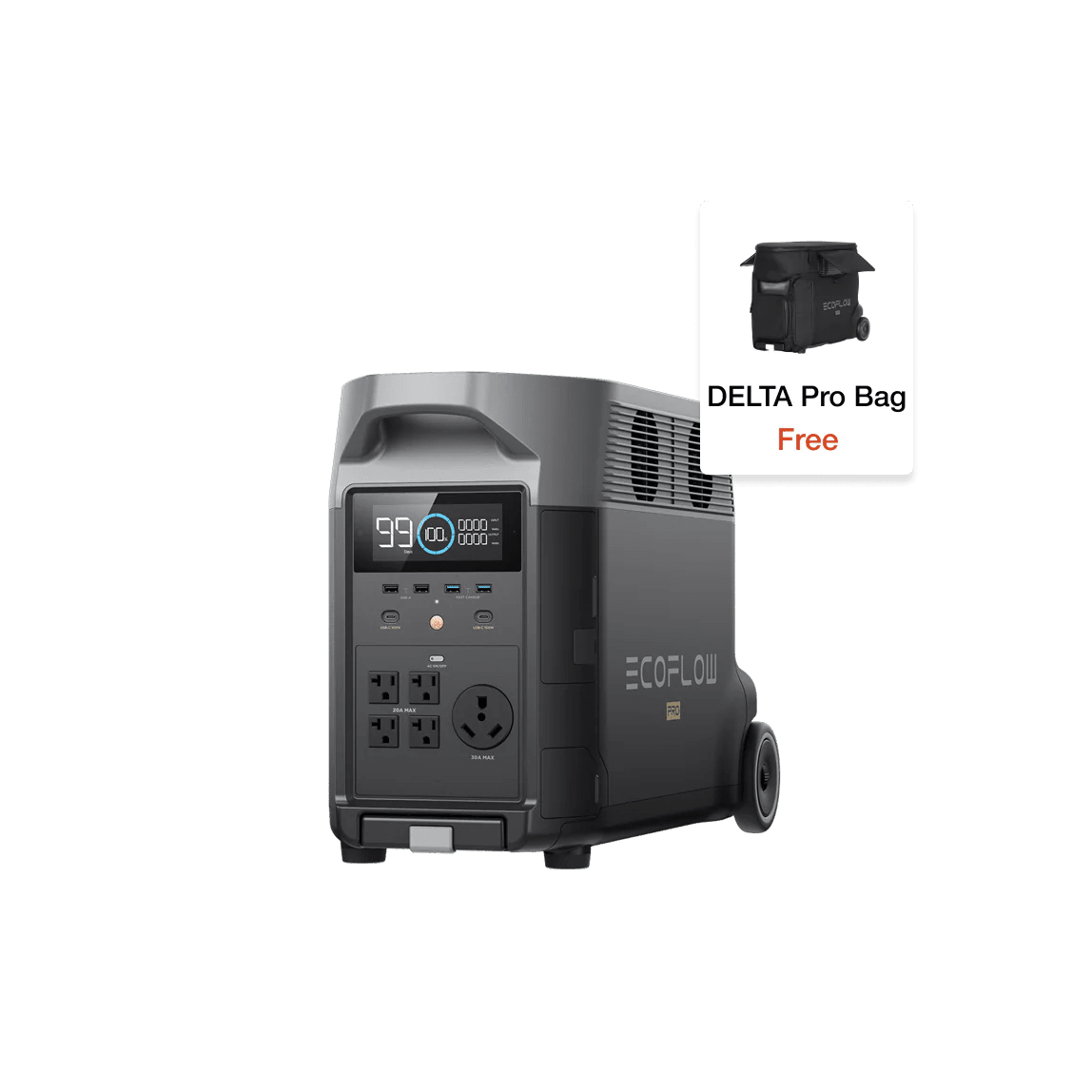 EcoFlow DELTA Pro Portable Power Station-EcoPowerit
