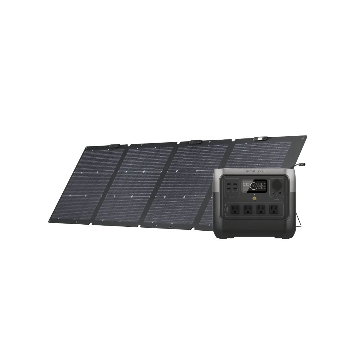 EcoFlow RIVER 2 Pro + 1*220W Portable Solar Panel Solar Generator-EcoPowerit