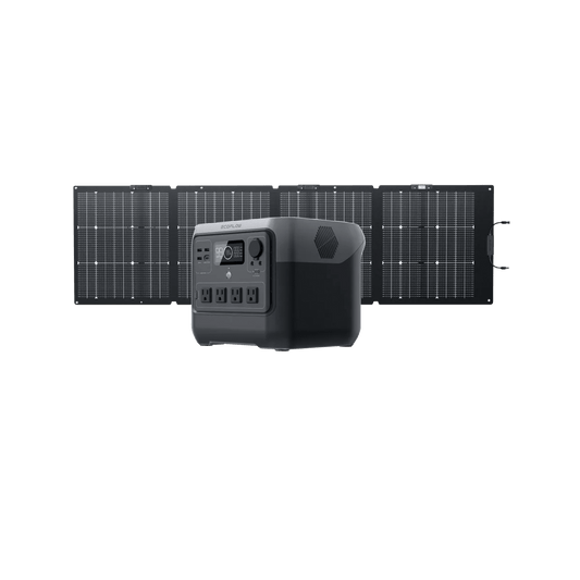 EcoFlow RIVER 2 Pro+1*160W Portable Solar Panel Solar Generator-EcoPowerit