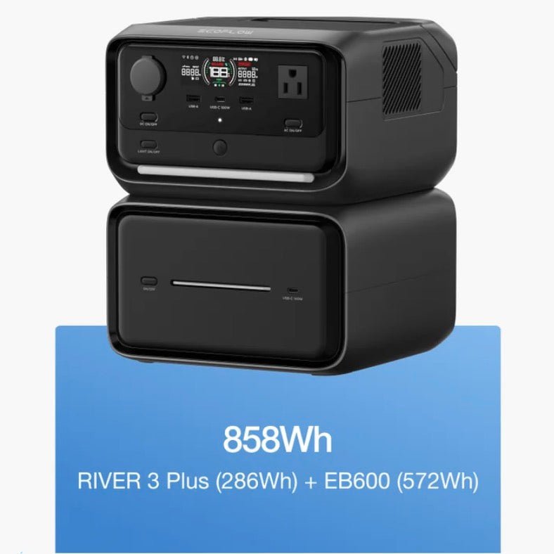 EcoFlow RIVER 3 Max (RIVER 3 Plus + Extra Battery 300)-EcoPowerit