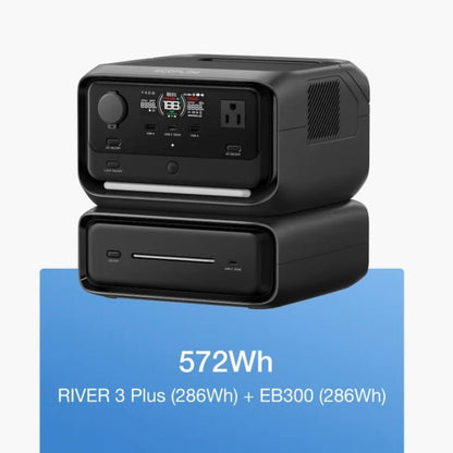 EcoFlow RIVER 3 Max (RIVER 3 Plus + Extra Battery 300)-EcoPowerit