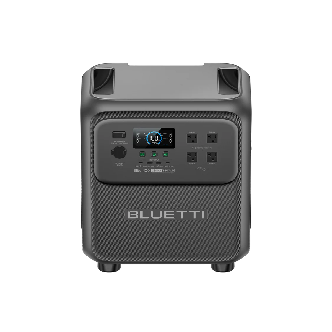 BLUETTI Elite 400 Portable Power Station | 3,840Wh 2,600W