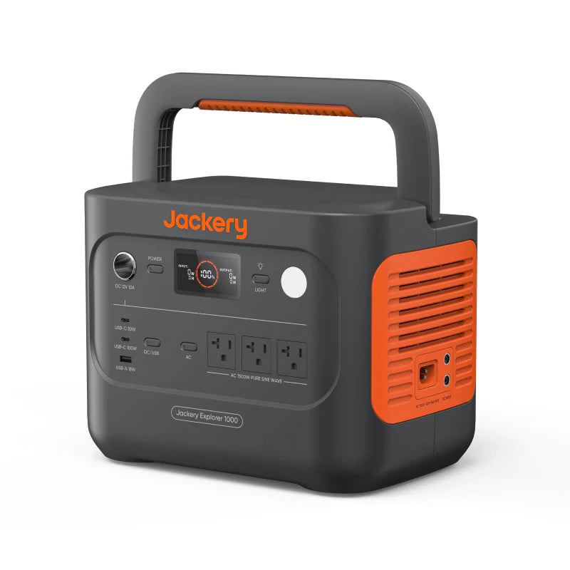 Jackery Explorer 1000 v2 Portable Power Station 1070 Wh Capacity 1500W Output Kits