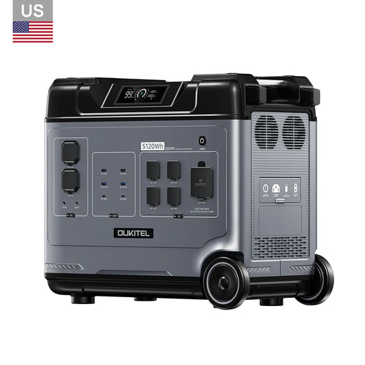 OUKITEL| P5000 Portable Power Station 5120Wh/2200W