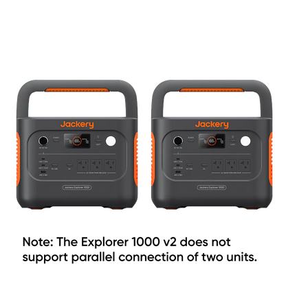 Jackery Explorer 1000 v2 Portable Power Station 1070 Wh Capacity 1500W Output Kits