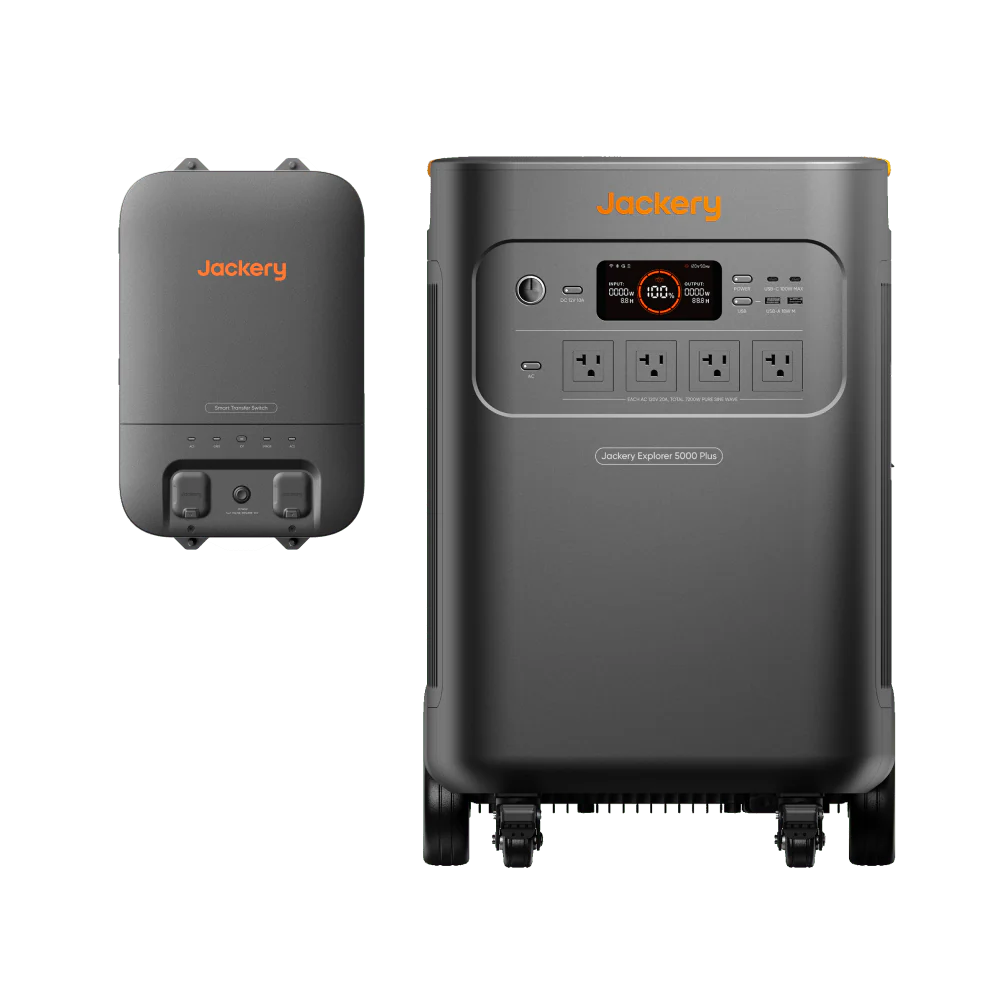 Jackery 5000 Plus  5040Wh | 7200W | 120V/240V Kits
