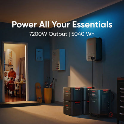 Jackery 5000 Plus  5040Wh | 7200W | 120V/240V Kits