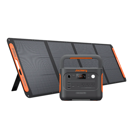 Jackery Explorer 1000 v2 Portable Power Station 1070 Wh Capacity 1500W Output Kits