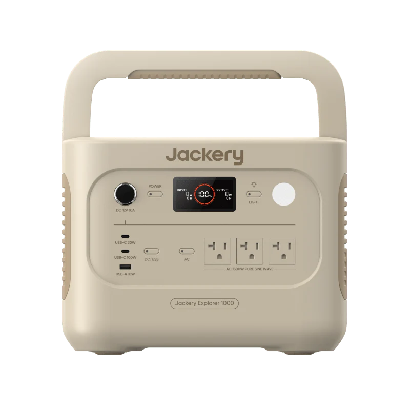 Jackery Explorer 1000 v2 Portable Power Station 1070 Wh Capacity 1500W Output Kits