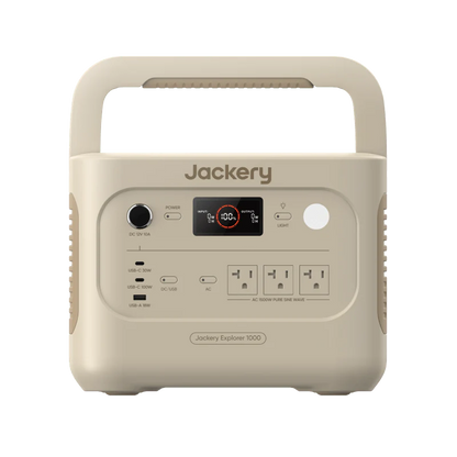 Jackery Explorer 1000 v2 Portable Power Station 1070 Wh Capacity 1500W Output Kits