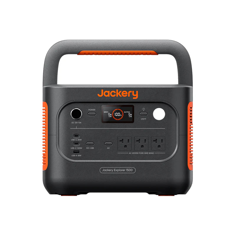 Jackery Explorer 1500 v2| 1536Wh capacity with 2000W AC output Power Station Kits