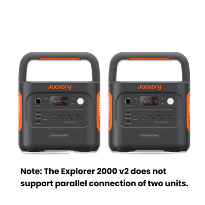 Jackery 2000 v2 Portable Power Station 2042 Wh Capacity 2200W Output Kits-EcoPowerit