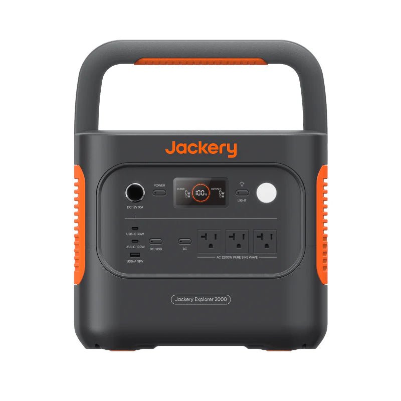 Jackery 2000 v2 Portable Power Station 2042 Wh Capacity 2200W Output Kits-EcoPowerit