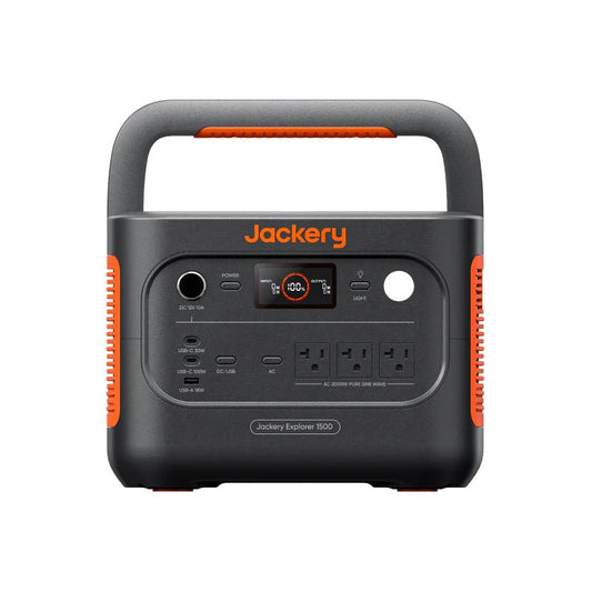 Jackery Explorer 1500 v2| 1536Wh capacity with 2000W AC output Power Station Kits-EcoPowerit