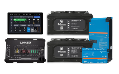 BigBattery 12V RV HUSKY2-Victron-LINKS2 Control System