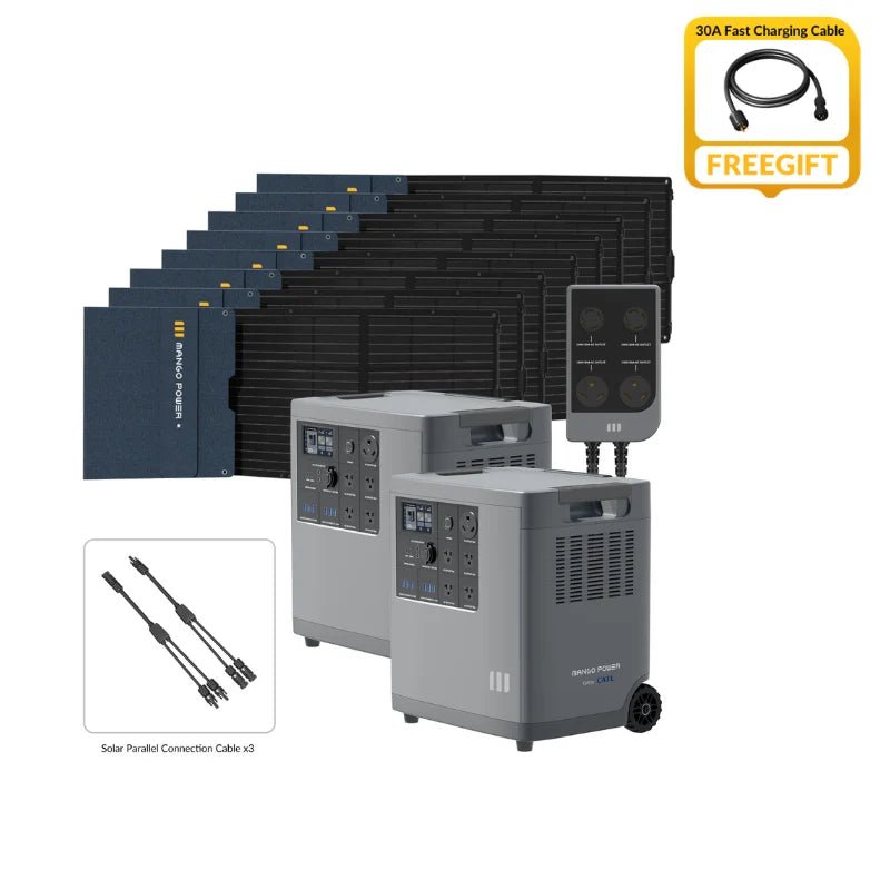 Mango Power E Portable Solar Generator-240V Power Kit-EcoPowerit